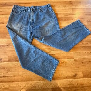 Vintage Relaxed Fit Jeans 38x30 Blue Denim Haggar Mustang Y2K Made in Mexico